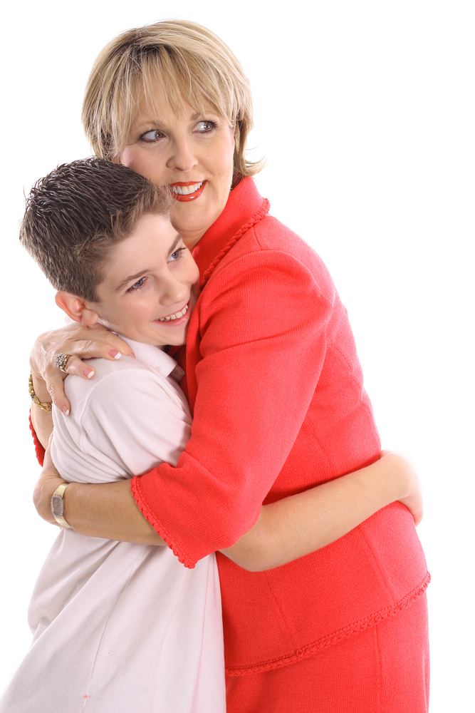Boy with with mature woman