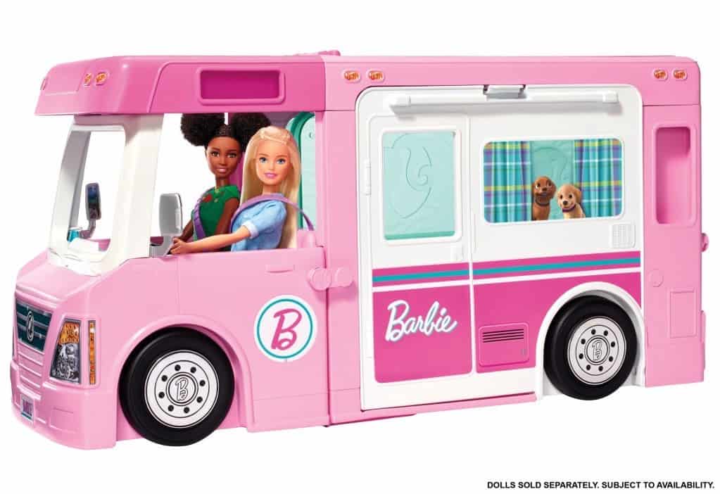 Barbie's Dream camper comes with 50 play pieces